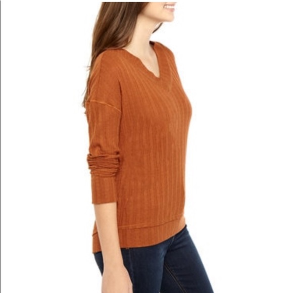 Jolt V neck Ribbed Sweater Size XS - Picture 3 of 8
